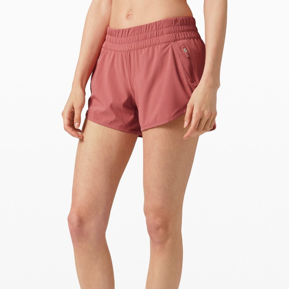 Lululemon Tracker Short V*4 in Cherry Tint